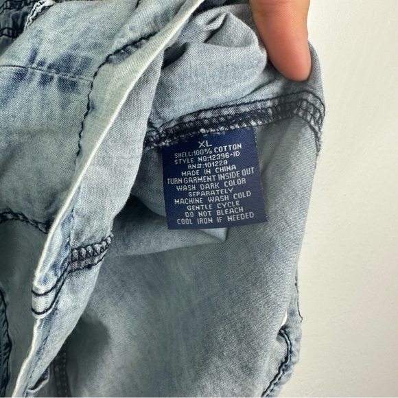 Ashley Denim Windsor Acid Wash Denim Jacket XL New - Picture 6 of 8